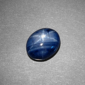 9,17 ctw natürlicher Blau Sternsaphir, Oval Schliff, Lichtundurchlässig