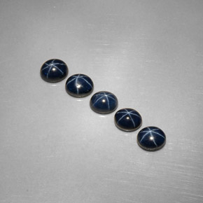  ct natürliche blauer Stern-Saphir-Edelsteine, Oval Schliff, Lichtundurchlässig