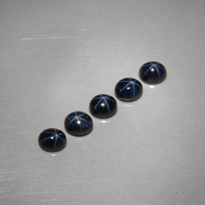  ct natürliche blauer Stern-Saphir-Edelsteine, Oval Schliff, Lichtundurchlässig