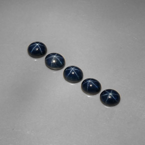  ct natürliche blauer Stern-Saphir-Edelsteine, Oval Schliff, Lichtundurchlässig