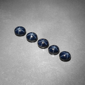  ct natürliche blauer Stern-Saphir-Edelsteine, Oval Schliff, Lichtundurchlässig