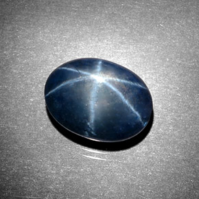 9,17 ctw natürlicher Blau Sternsaphir, Oval Schliff, Lichtundurchlässig