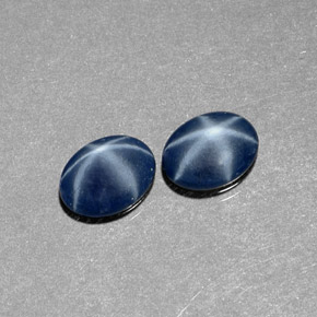  ct natürliche blauer Stern-Saphir-Edelsteine, Oval Schliff, Lichtdurchlässig
