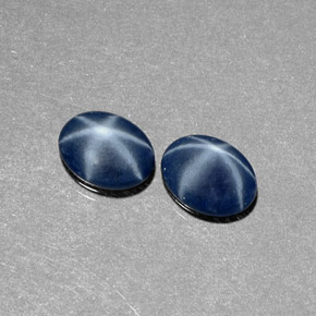  ct natürliche blauer Stern-Saphir-Edelsteine, Oval Schliff, Lichtdurchlässig