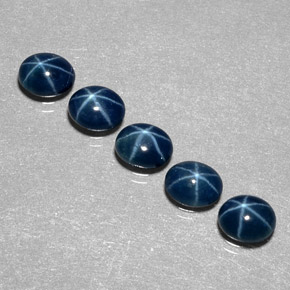  ct natürliche blauer Stern-Saphir-Edelsteine, Oval Schliff, Lichtdurchlässig