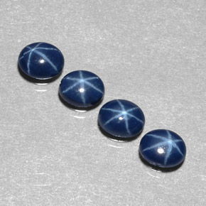  ct natürliche blauer Stern-Saphir-Edelsteine, Oval Schliff, Lichtundurchlässig