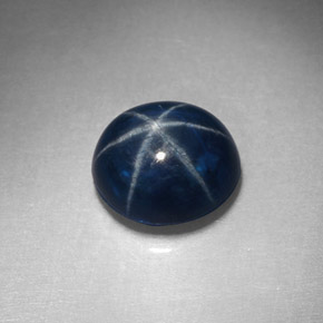 2,32 ctw natürlicher blauer Stern-Saphir, Oval Schliff, Lichtundurchlässig