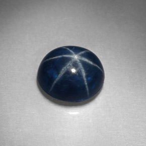 2,32 ctw natürlicher blauer Stern-Saphir, Oval Schliff, Lichtundurchlässig