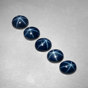  ct natürliche blauer Stern-Saphir-Edelsteine, Oval Schliff, Lichtdurchlässig
