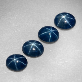  ct natürliche blauer Stern-Saphir-Edelsteine, Oval Schliff, Lichtdurchlässig