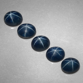  ct natürliche blauer Stern-Saphir-Edelsteine, Oval Schliff, Lichtundurchlässig