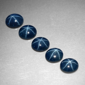  ct natürliche blauer Stern-Saphir-Edelsteine, Oval Schliff, Lichtdurchlässig