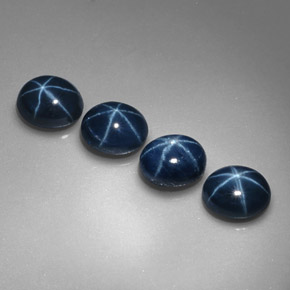  ct natürliche blauer Stern-Saphir-Edelsteine, Oval Schliff, Lichtundurchlässig