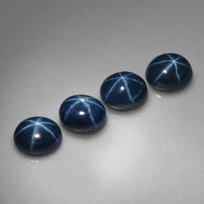  ct natürliche blauer Stern-Saphir-Edelsteine, Oval Schliff, Lichtundurchlässig