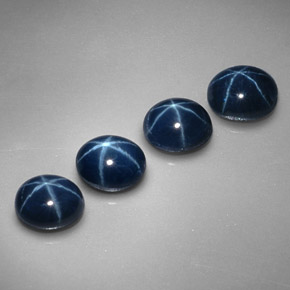  ct natürliche blauer Stern-Saphir-Edelsteine, Oval Schliff, Lichtundurchlässig