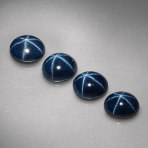  ct natürliche blauer Stern-Saphir-Edelsteine, Oval Schliff, Lichtundurchlässig