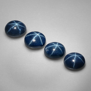  ct natürliche blauer Stern-Saphir-Edelsteine, Oval Schliff, Lichtundurchlässig
