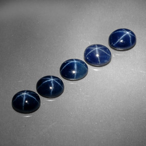  ct natürliche blauer Stern-Saphir-Edelsteine, Oval Schliff, Lichtundurchlässig