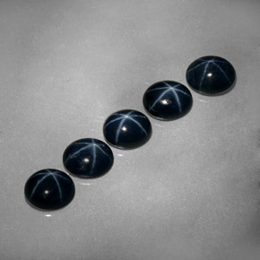  ct natürliche blauer Stern-Saphir-Edelsteine, Oval Schliff, Lichtundurchlässig