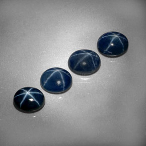  ct natürliche blauer Stern-Saphir-Edelsteine, Oval Schliff, Lichtundurchlässig
