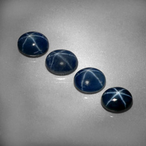  ct natürliche blauer Stern-Saphir-Edelsteine, Oval Schliff, Lichtundurchlässig
