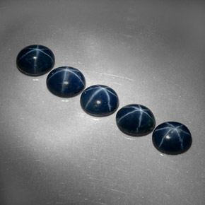  ct natürliche blauer Stern-Saphir-Edelsteine, Oval Schliff, Lichtundurchlässig