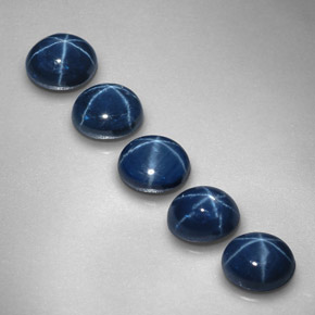  ct natürliche blauer Stern-Saphir-Edelsteine, Oval Schliff, Lichtundurchlässig