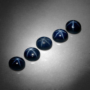  ct natürliche blauer Stern-Saphir-Edelsteine, Oval Schliff, Lichtundurchlässig