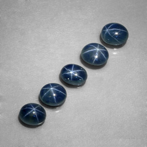  ct natürliche blauer Stern-Saphir-Edelsteine, Oval Schliff, Lichtdurchlässig