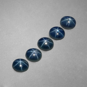  ct natürliche blauer Stern-Saphir-Edelsteine, Oval Schliff, Lichtdurchlässig