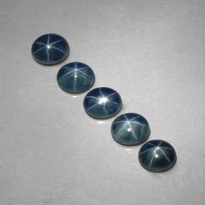  ct natürliche blauer Stern-Saphir-Edelsteine, Oval Schliff, Lichtdurchlässig