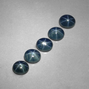  ct natürliche blauer Stern-Saphir-Edelsteine, Oval Schliff, Lichtdurchlässig