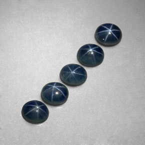  ct natürliche blauer Stern-Saphir-Edelsteine, Oval Schliff, Lichtdurchlässig