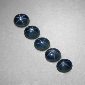  ct natürliche blauer Stern-Saphir-Edelsteine, Oval Schliff, Lichtdurchlässig