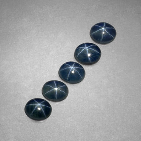  ct natürliche blauer Stern-Saphir-Edelsteine, Oval Schliff, Lichtdurchlässig