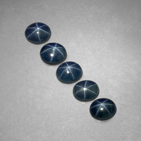  ct natürliche blauer Stern-Saphir-Edelsteine, Oval Schliff, Lichtdurchlässig