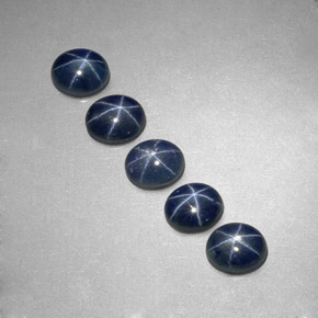  ct natürliche blauer Stern-Saphir-Edelsteine, Oval Schliff, Lichtdurchlässig