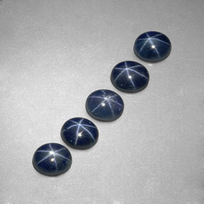  ct natürliche blauer Stern-Saphir-Edelsteine, Oval Schliff, Lichtdurchlässig