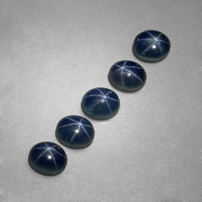  ct natürliche blauer Stern-Saphir-Edelsteine, Oval Schliff, Lichtdurchlässig