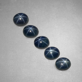  ct natürliche blauer Stern-Saphir-Edelsteine, Oval Schliff, Lichtdurchlässig