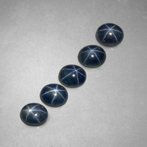  ct natürliche blauer Stern-Saphir-Edelsteine, Oval Schliff, Lichtdurchlässig