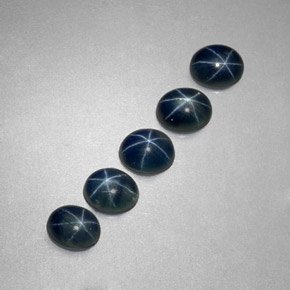  ct natürliche blauer Stern-Saphir-Edelsteine, Oval Schliff, Lichtdurchlässig