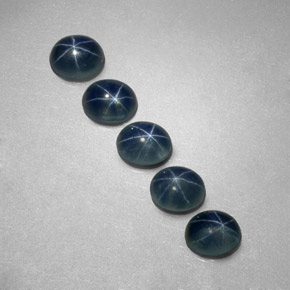  ct natürliche blauer Stern-Saphir-Edelsteine, Oval Schliff, Lichtdurchlässig