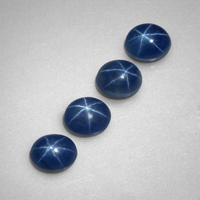  ct natürliche blauer Stern-Saphir-Edelsteine, Transparent, Transparent / Lichtdurchlässig