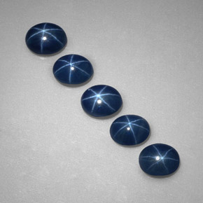  ct natürliche blauer Stern-Saphir-Edelsteine, Transparent, Transparent / Lichtdurchlässig