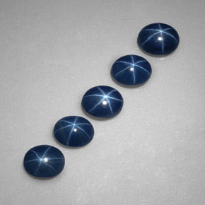  ct natürliche blauer Stern-Saphir-Edelsteine, Transparent, Transparent / Lichtdurchlässig