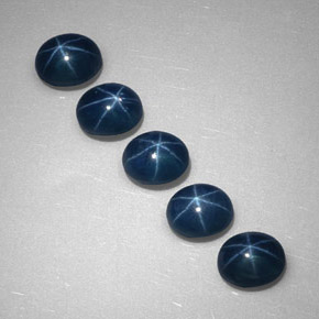  ct natürliche blauer Stern-Saphir-Edelsteine, Transparent, Transparent / Lichtdurchlässig