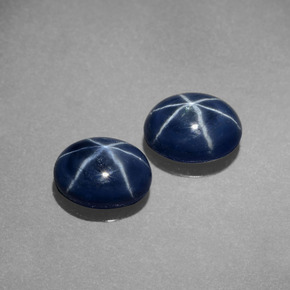  ct natürliche blauer Stern-Saphir-Edelsteine, Oval Schliff, Lichtundurchlässig