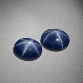  ct natürliche blauer Stern-Saphir-Edelsteine, Oval Schliff, Lichtundurchlässig