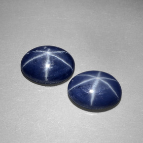  ct natürliche blauer Stern-Saphir-Edelsteine, Oval Schliff, Lichtundurchlässig